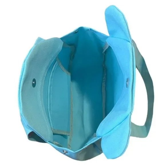 Carebears Pink Canvas Shoulder Expandable Tote Bag Cheer Care Bear - Picture 3 of 3